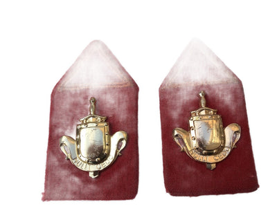 Écussons de col Infanterie conscrit Formation d'officier