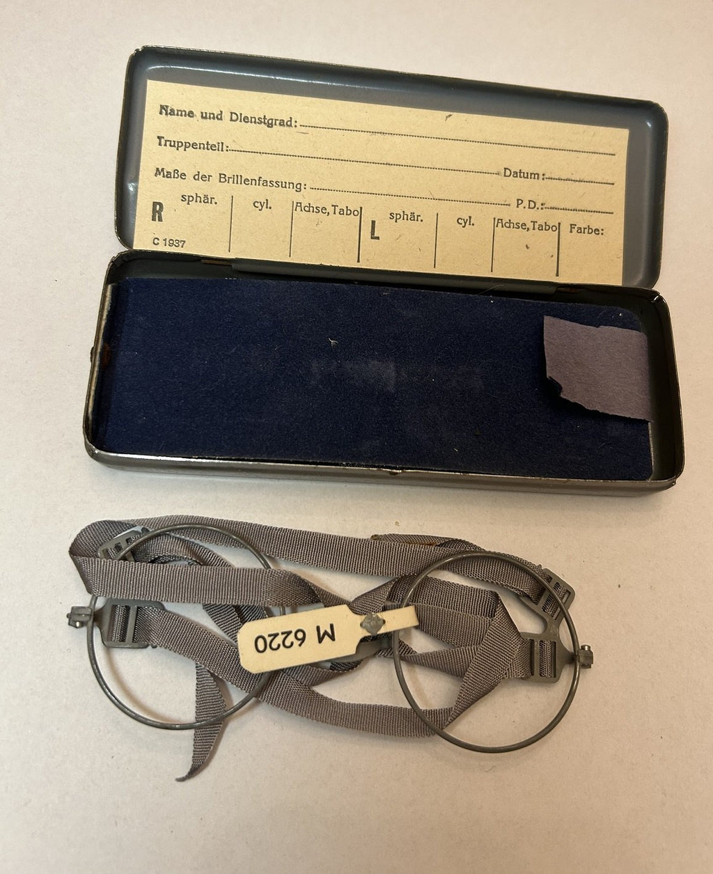 Wehrmacht Masken Brille wo2