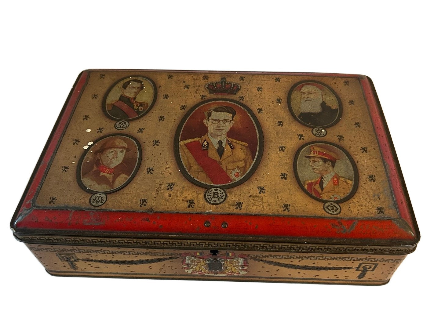 Koekblik Belgische Koningen