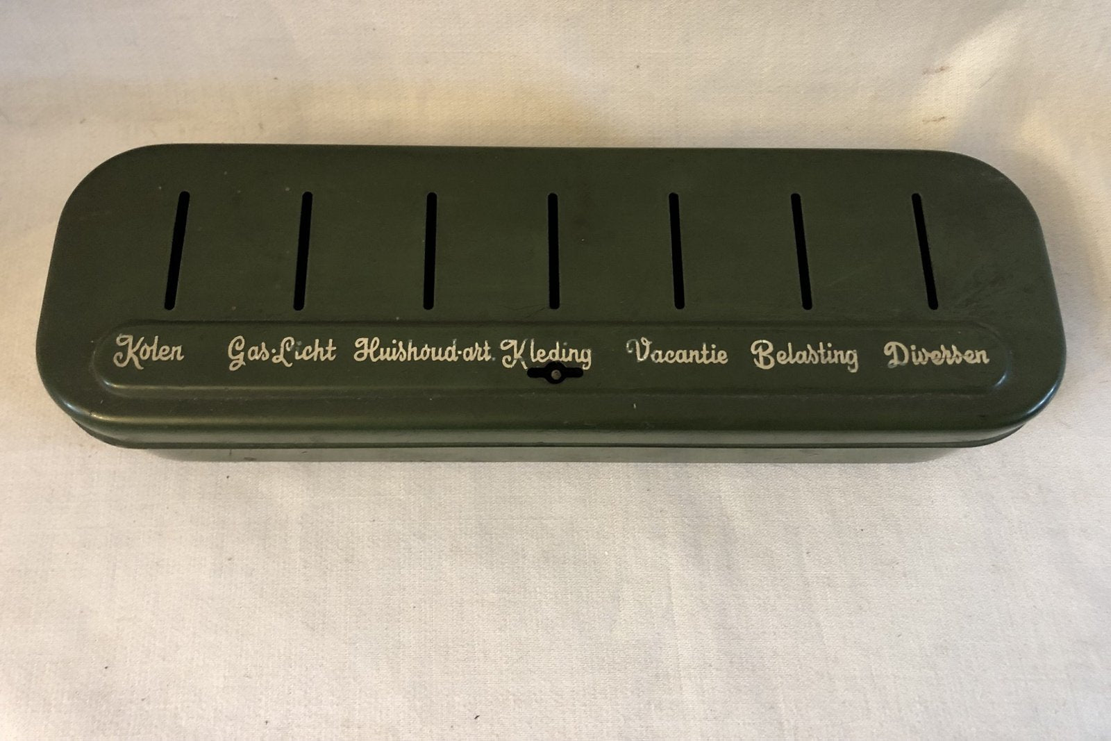 Huishoudgeld blikje 40-50er jaren