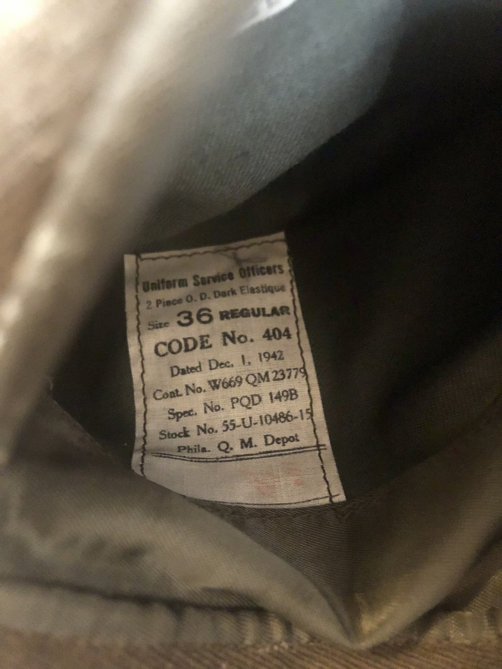 US Army Officer   Service dress  1942