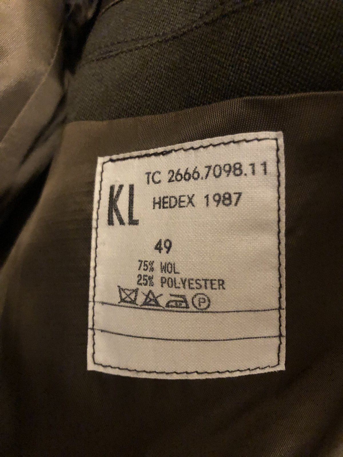 KL Dagelijkse Tenue jas van Heutz