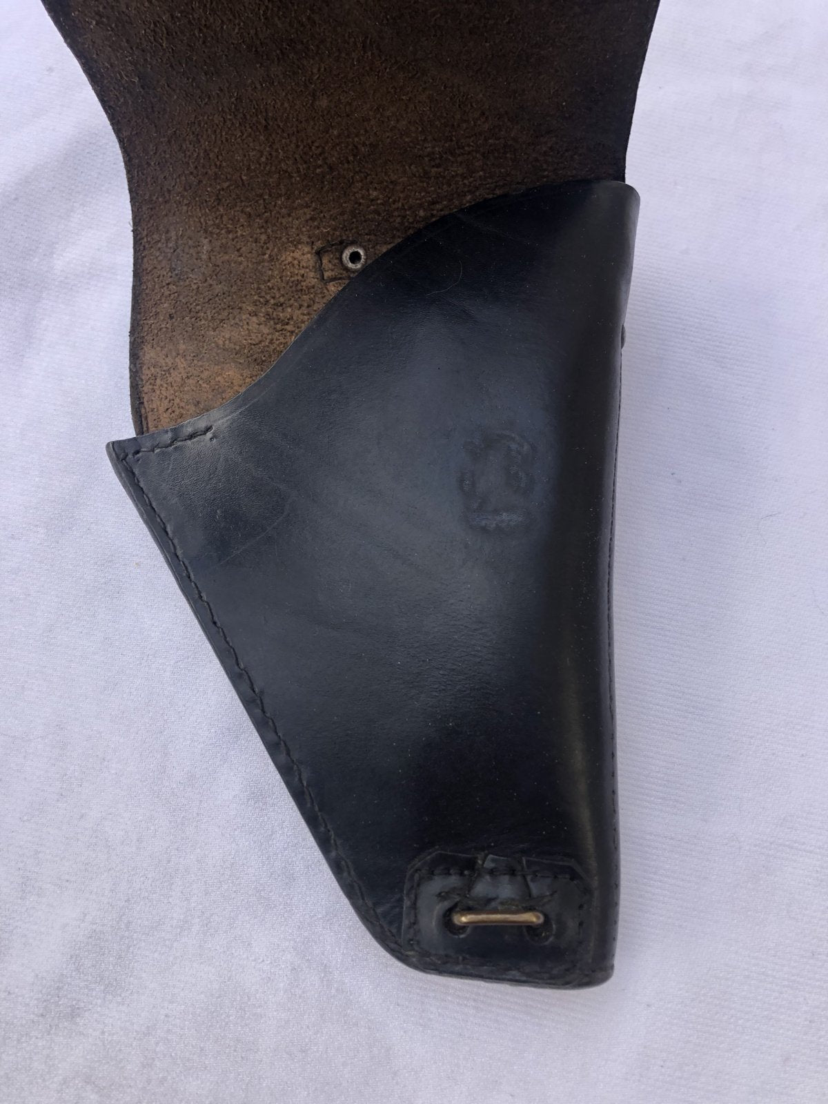 Zwart lederen Pistoolholster wo2