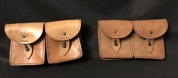 2x Bruin lederen MAS cartouchiere -36 hover image