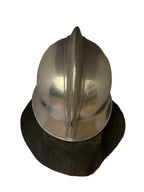 Duitse Feuerwehr helm  aluminum/verchroomd, jaren  60