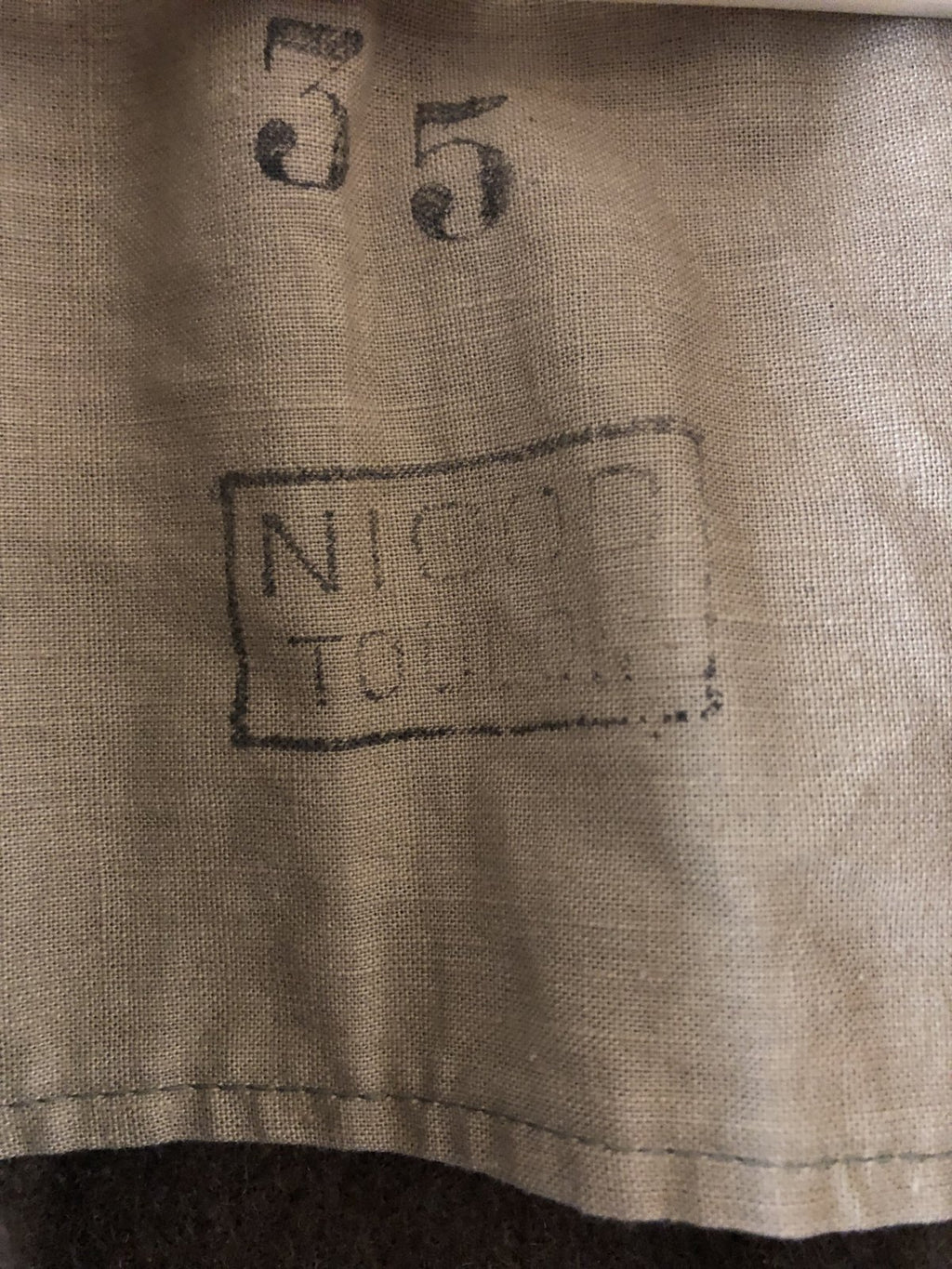 Wollen battle dress jekker Infanterie  Officier 1960