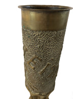 1 paar koperen bewerkten hulzen Reims WO1