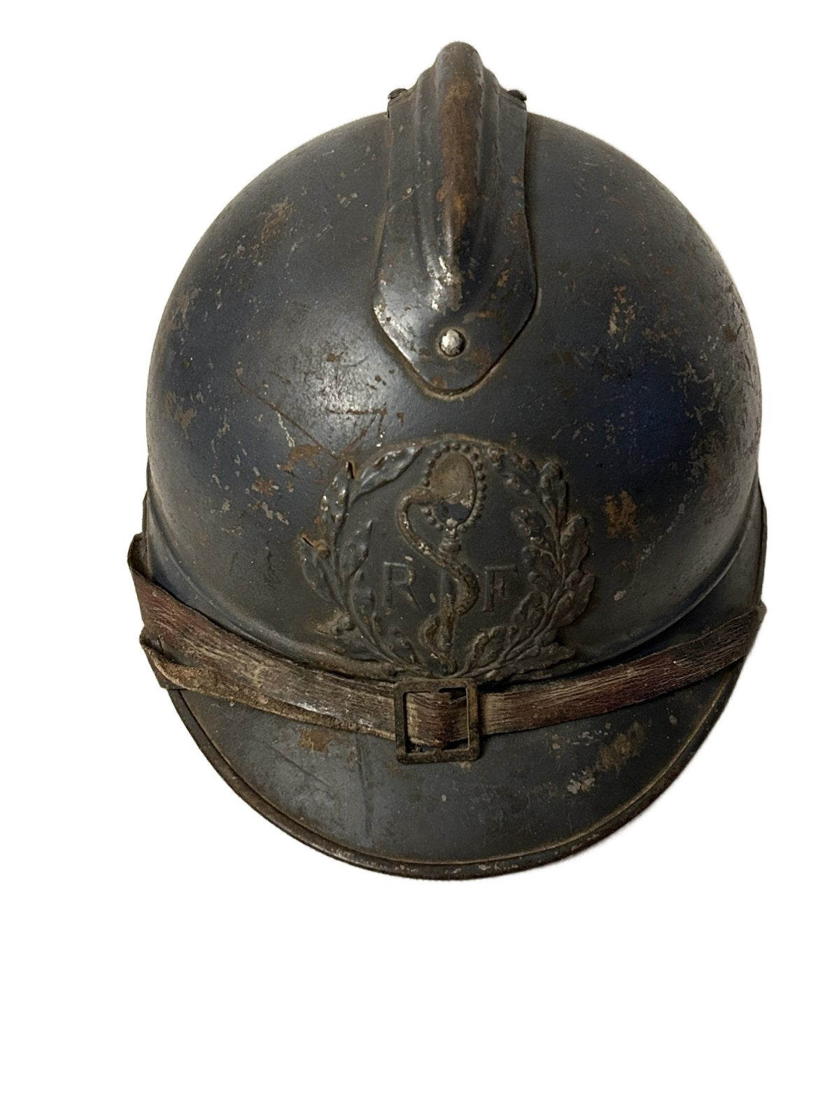 Casque Francais Adrian 1915 du Service de Santé