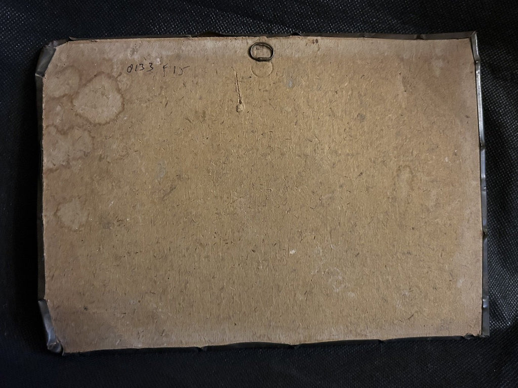 Koperen plaquette Het Gebroken Geweertje -jaren 30