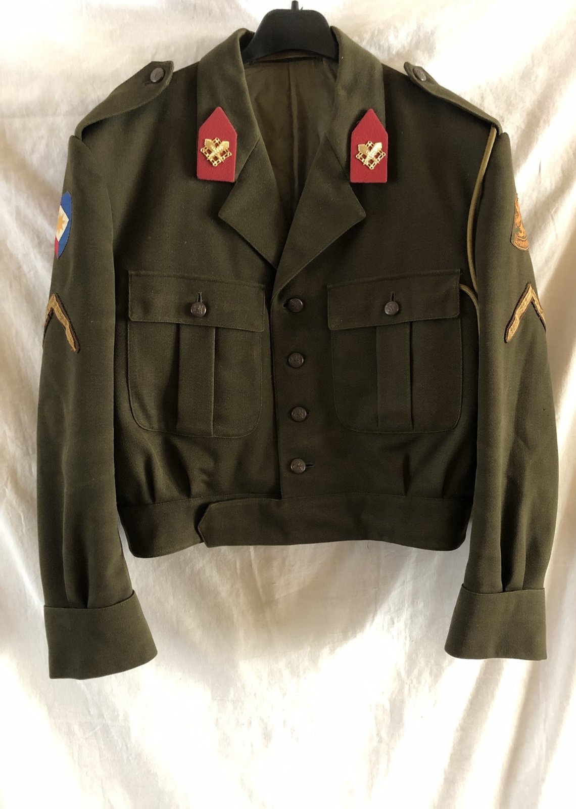 Battle dress jekker Intendance