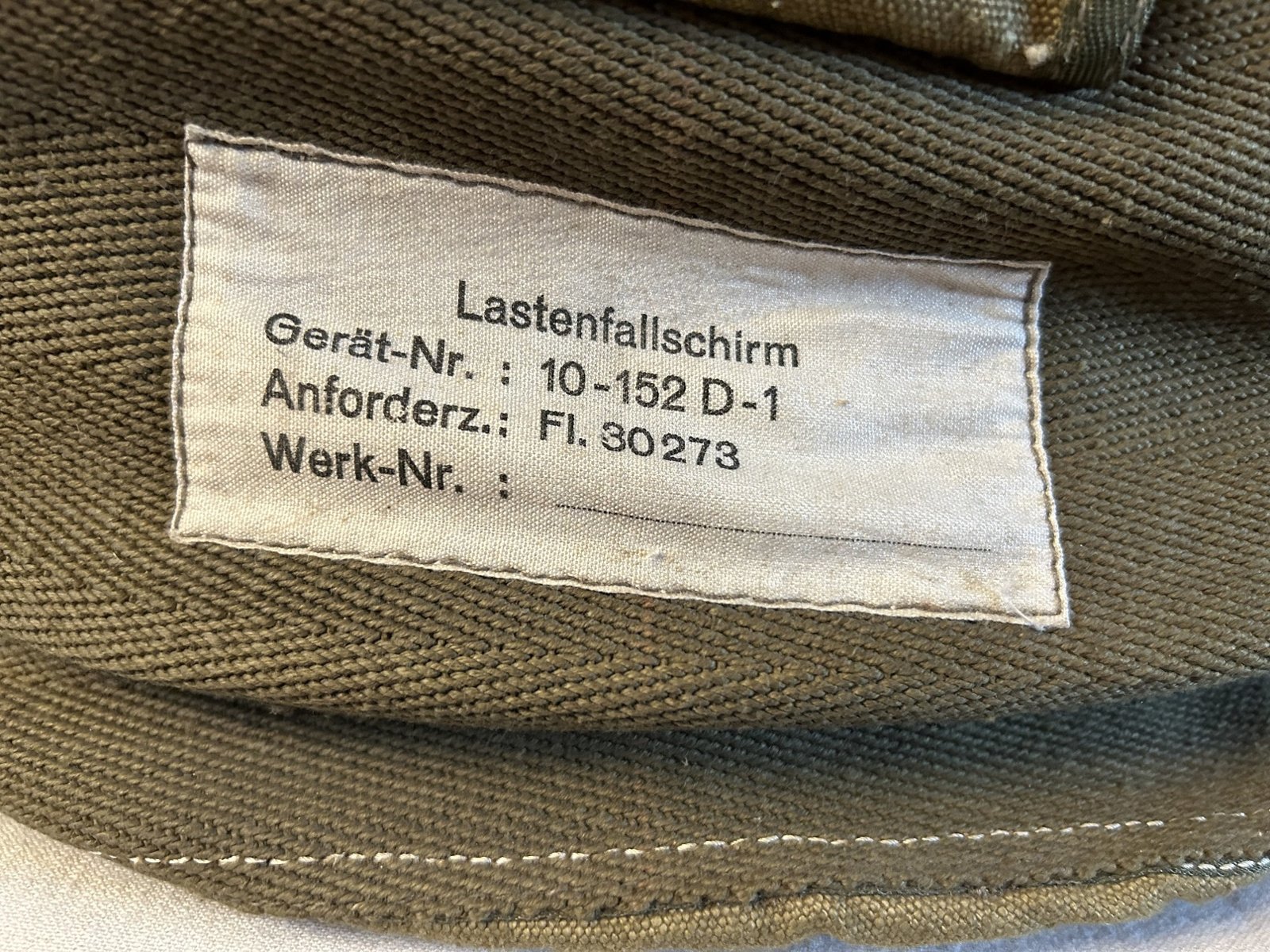 Lastenfallschirm wo2
