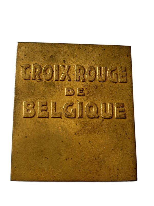 Bronzen plaquette Croix Rouge Belgique hover image