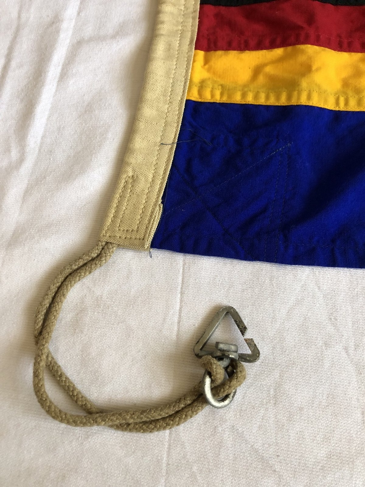 NVA Volksmarine fahne voor sloep