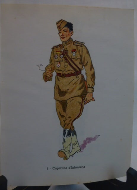 Boekje Types &Uniformes L'Armee Rouge vus a Berlin en 1945