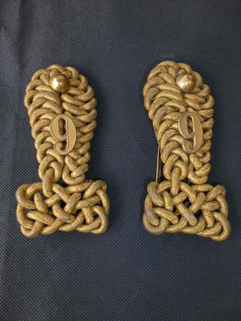 Paar gevlochten Officiers epauletten rond 1900