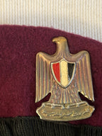 Egyptische Army Airborne Maroon baret