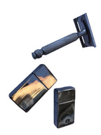 Gilette Scheerkrabber +metalen opbergdoos