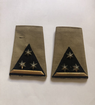 1 paar Schuifpassanten Kolonel KNIL