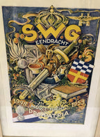 Ingelijste prent SWG