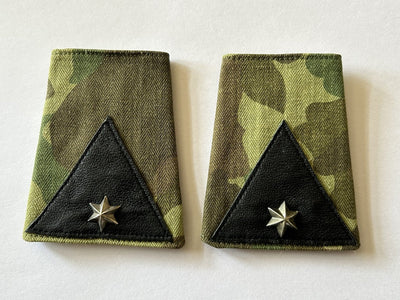 1 paar schuifpassanten Speciale Troepen KNIL