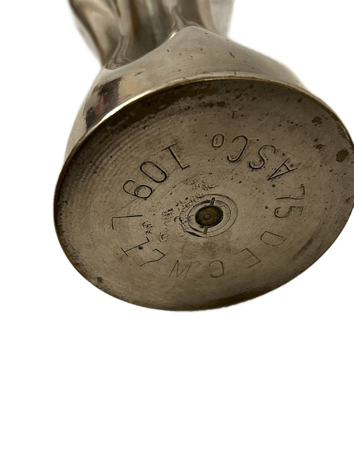 1 paar Bewerkte verchroomde  hulzen wo1