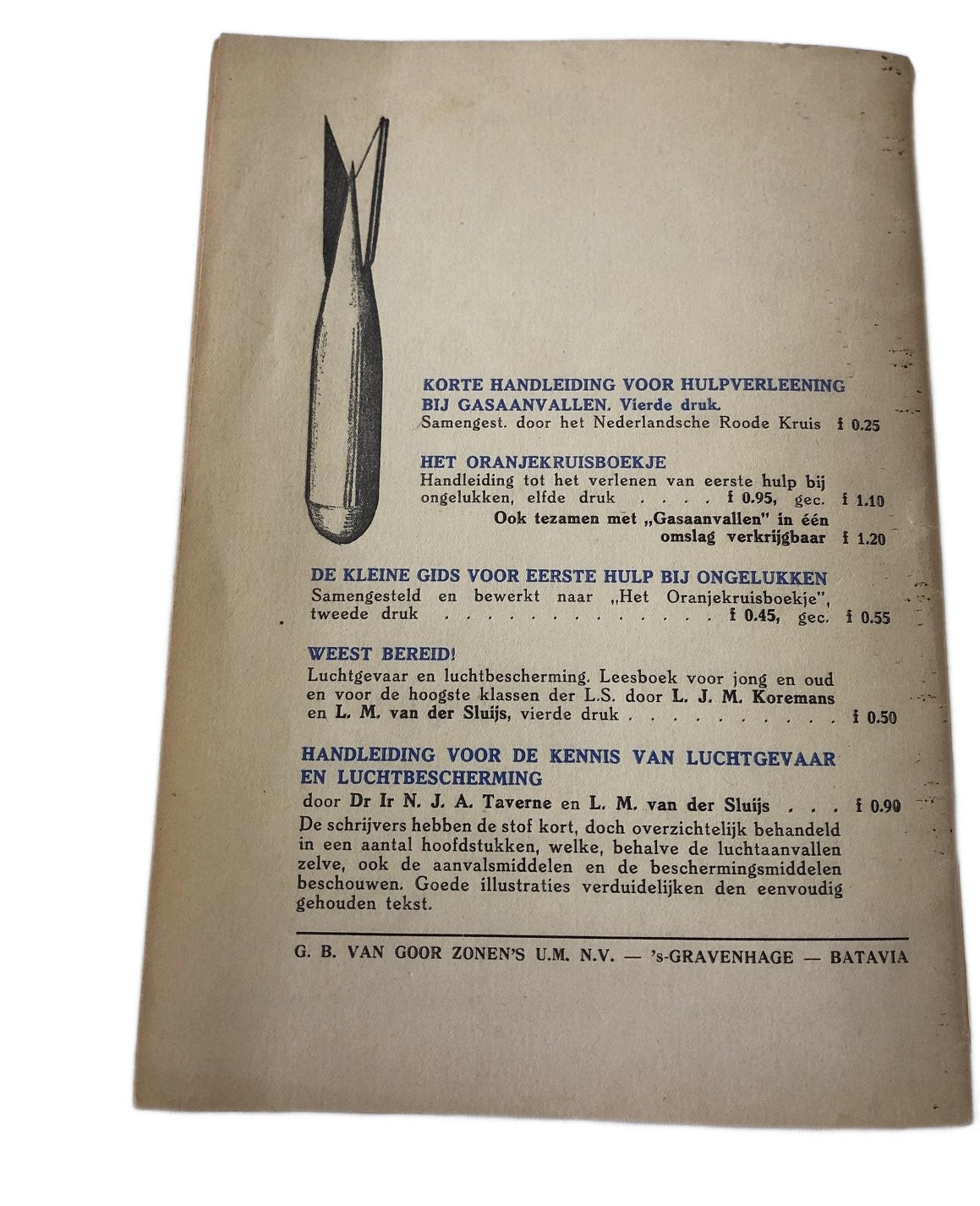 Hoe bescherm ik mij tegen bomaanvallen - 1939