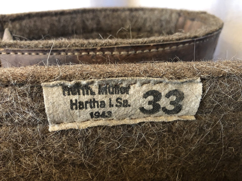 Wehrmacht  winter  Wachstiefels ww2