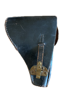 Zwart lederen pistoolholster voor de FN  10.22  jaren 30-40