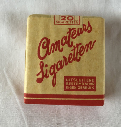 Paquet de cigarettes amateur
