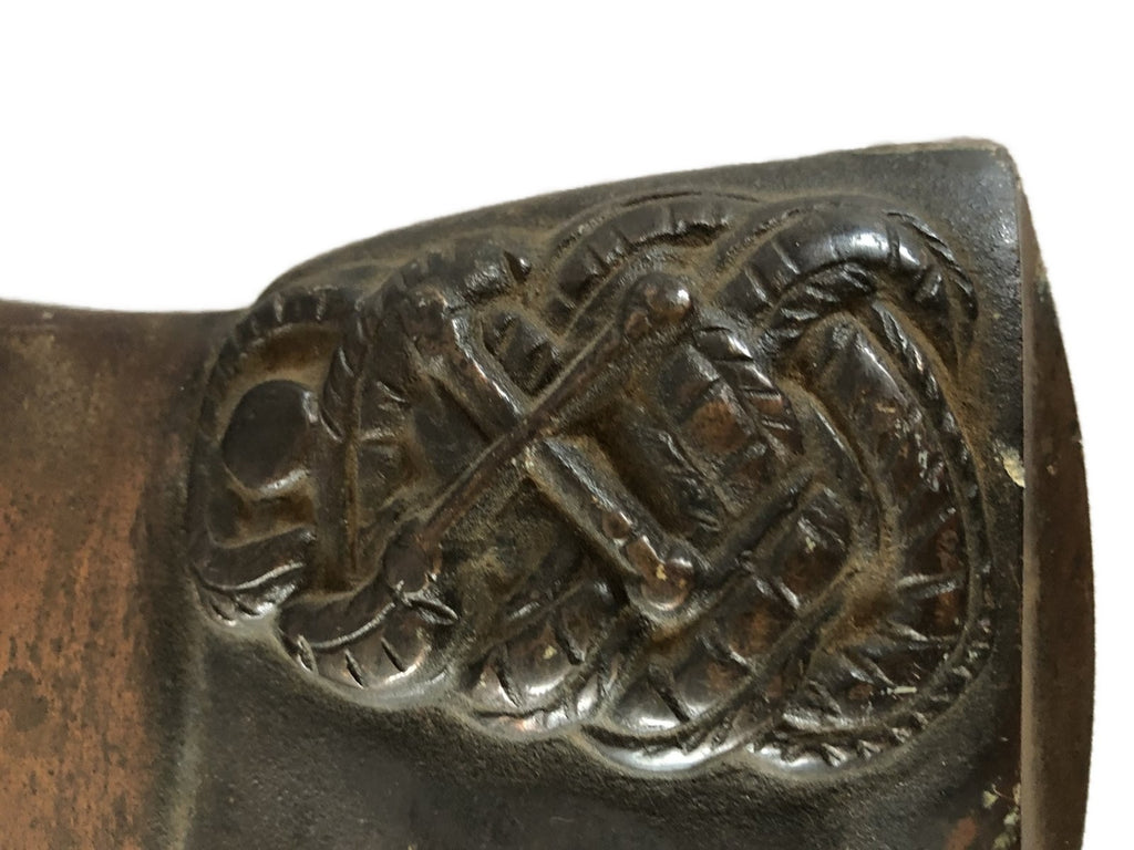 Metalen plaquette Generaal Veldmaarschalk Colmar von der Goltz