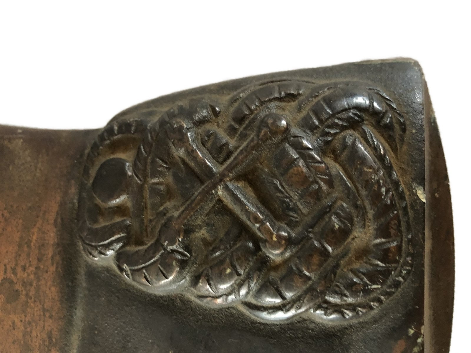 Metalen plaquette Generaal Veldmaarschalk Colmar von der Goltz