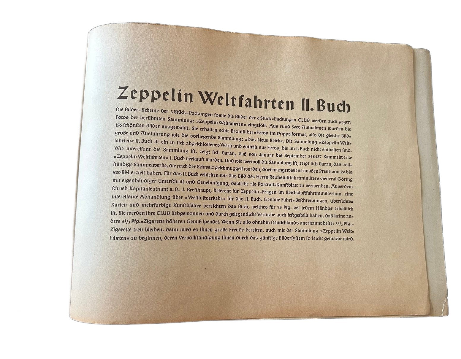 Sammelbilder album: Das Neue Reich