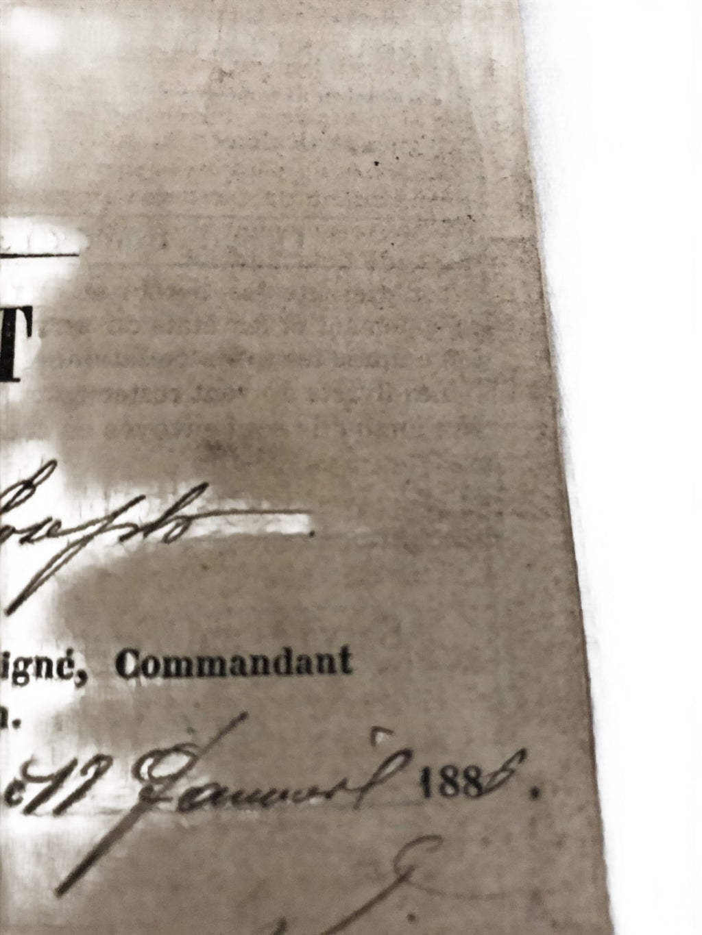 Livret Cavalerie 1886