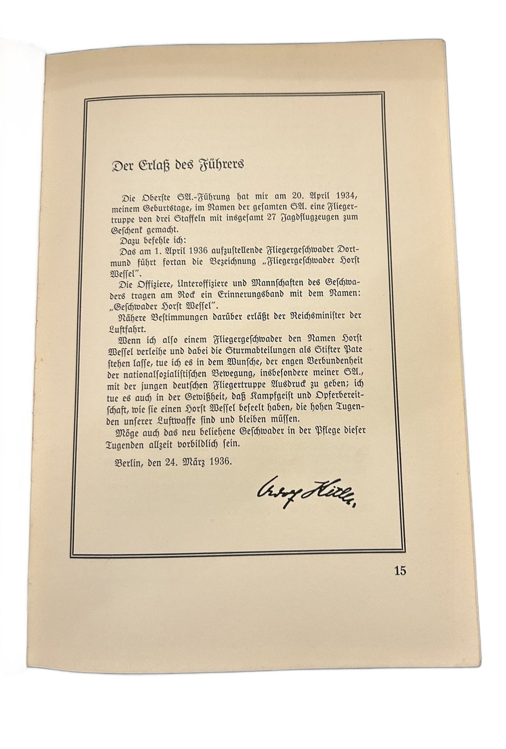 Jagdgeschwerder Horst Wessel 1938