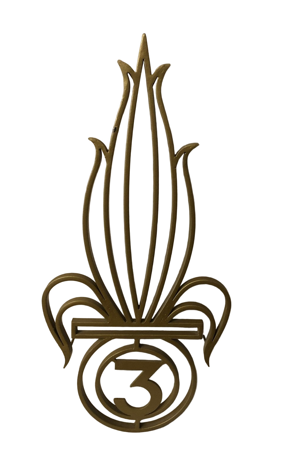 IJzeren plaquette 3e Infanterie Regiment Legion Etrangere