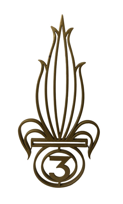 IJzeren plaquette 3e Infanterie Regiment Legion Etrangere