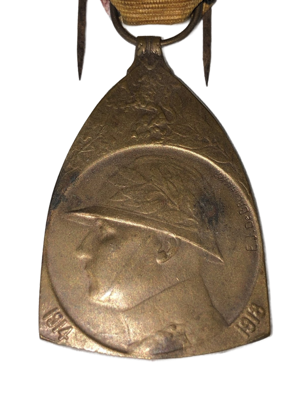 Belgische Oorlogsherinnerings medaille WW1 hover image